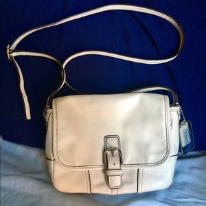 Coach leather crossbody handbag